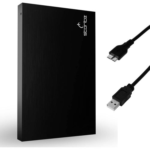 meimieshop-Disque Dur Externe Portable Ultra Fin 2,5"" 500Go Avec Usb 3.0-Transfert De Données Rapide-Compatible Avec Ordinateur Portable,Pc,Mac,Windows,Console De Jeu-Noir