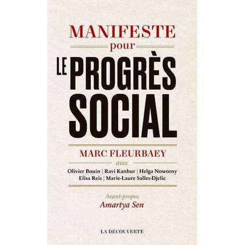 Manifeste Pour Le Progrès Social