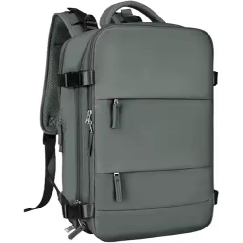 meimieshop-Sac À Dos Cabine 35 L¿ Valise Cabine 48X32X20cm,Avec Étui Passeport,Approuvé Pour Avion,Imperméable,Portable Jusqu'À 17 Pouces,Compartiment Séparé Pour Chaussures,Affaires,