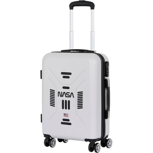 meimieshop-Karactermania Nasa Valise Cabine Abs 4 Roues Unisex Valise Cabine Abs 4 Roues Spaceship,Blanc,Taille Unique