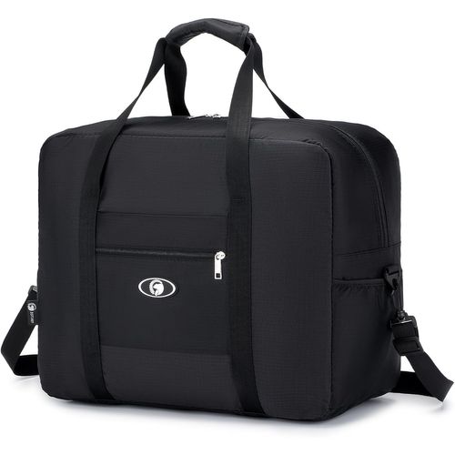 meimieshop-Sac A Dos Easyjet 45X36X20 Sac Baggage Valise Voyage Pliable,Léger Imperméable Sac Valise Sac De Sport Pour Homme Femme Sac De Sport Pour Voyage Sport Gym Noir 1Pack