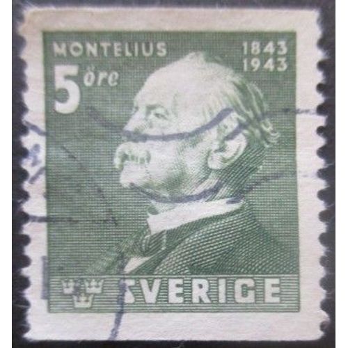 Suede N°303 Oscar Montelius Oblitéré