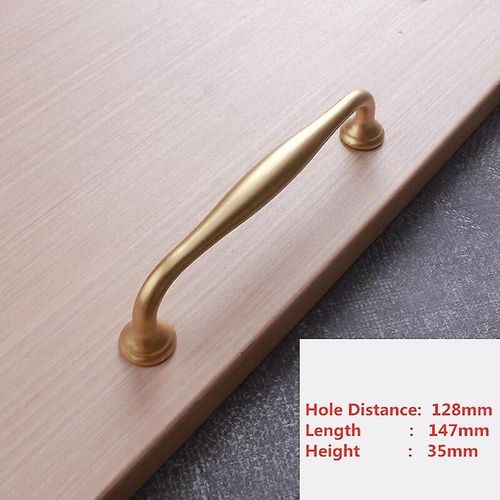 Perle Golden Simplicity Hardware Poign¿¿es en laiton Dusineur Armoire meubles Poign¿¿es de cuisine