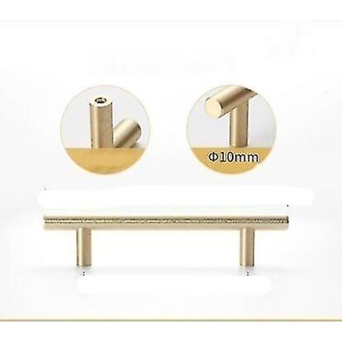 Golden D 173 10 Mm De Diam¿¿Tre En Acier Inoxydable Armoire De Porte De Cuisine T Bar H Le Bouton De Traction