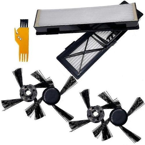 Brosses lat¿¿rales Filtre HEPA pour la s¿¿rie Botvac D Neato D3 D4 D6 D6 D7 D70E D80 D85 Pi¿¿ces de couleurs ¿¿ vide du robot
