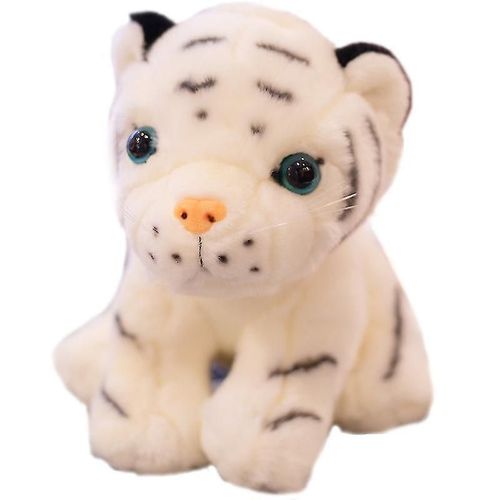 20/25 / 30 cm Real Life en peluche Tiger Dolls Farmed Simulation assis