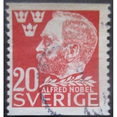 Suede N°326 Alfred Nobel Oblitéré
