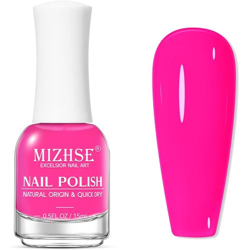 Yemaesre-Vernis À Ongles Vernis À Ongles Pailleté Vernis À Ongles À Base D'huile À Séchage Rapide Vernis À Ongles Rouge Sans Lampe Uv Vernis À Ongles Formule Longue Tenue Qui Sèche Rapidement 1 X 15 