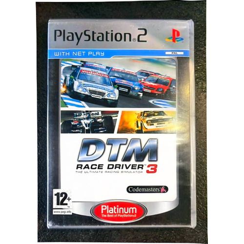 Dtm Race Driver 3 (Ps2 Platinum) ¿ Jeu De Simulation De Course Auto, 35 Disciplines, 120 Championnats ¿ Audio Multilingue (Fr, Nl), Pegi 12+, Version Pal ¿ Vendu Par Blaspo Fr