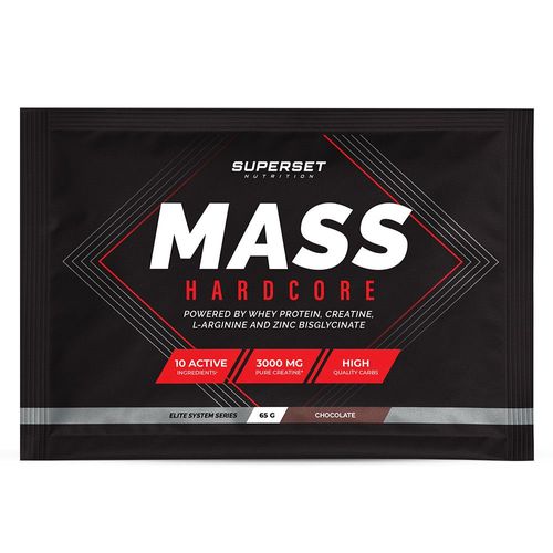 Échantillon Mass Hardcore (65g)|Chocolat| Gainers|Superset Nutrition 
