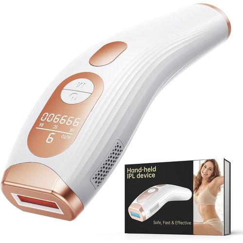 Asas456-3 En 1 Ipl Épilateur Lumière Pulsée,9 Niveaux D'energie Ipl Épilateur Laser Pour Femme/Homme Visage Corps Bikini Aisselles Jambes-999990 Flashes