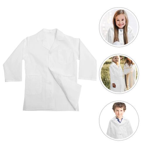 71x46cm - Blouse De Laboratoire Lavable Pour Enfants, Costume Imbibé, Belle Veste De Médecin Pour Enfants, Vêtements Pour Enfants