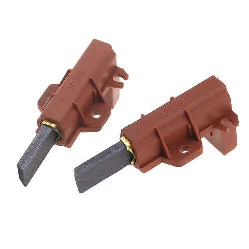 asas456-Lot De 2 Balais De Charbon Pour Moteur Électrique Pour Lave-Linge C00196539 Compatible Avec Samsung P1443 P1447 Wfb1467Nuv Compatible Avec Hotpoint Bwd12 Bwm12 Hvl200Uk Pièces De Rechange