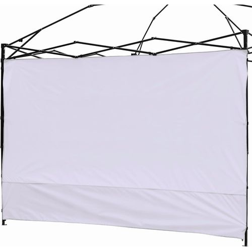 Asas456-Pare-Soleil Pour Tonnelles De 2,5 M,Paroi Latérale Uniquement(Cadre De L'auvent Non Inclus)-Panneau Mural Blanc