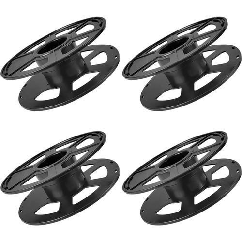 asas456-4 Pièces Enrouleur Cable Kit,Plastique Enrouleur Electrique Vide,Diamètre 200Mm Enrouleurs De Câbles Électriques,Pour Lumières De Noël,Câbles,Filaments