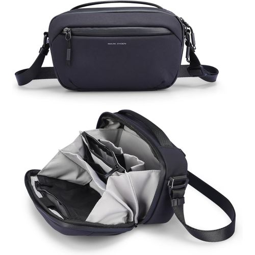 Asas456-Mark Ryden Sac De Rangement Universel De Câbles De Voyage,Résistant À L'eau,Pour Accessoires Edc-Sac Électronique Pour Pad,Bloc D'alimentation De Téléphone Portable,Prise De Charge,Noir