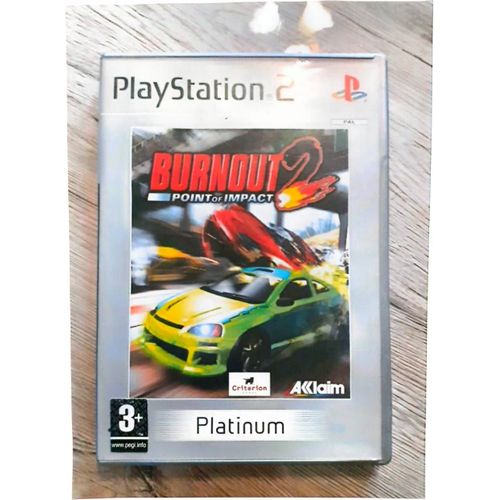 Burnout 2: Point Of Impact (Ps2, Platinum) – Jeu De Course Arcade, 3+, Multilingue – Vendu Par Blaspo Fr