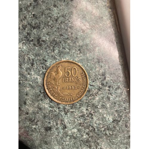Pièce 50 Franc 1953 République Francaise Frappée G Guiraud