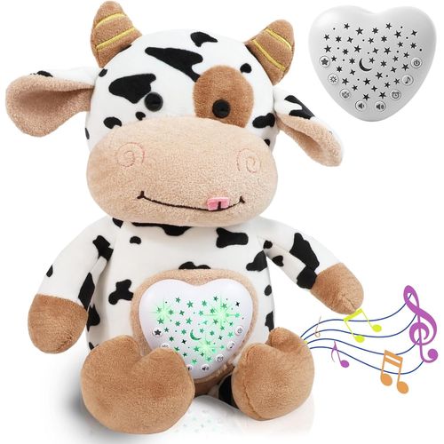 Bruit Blanc Bebe 15 Mélodies - Minuteur Automatique Et Détecteur De Pleurs -Charge Usb Incluse | Veilleuse Bébé | Bebe Naissance | Veilleuse Bebe | Cadeau Pour Nouveau-Né | Boite A Musique Bebe