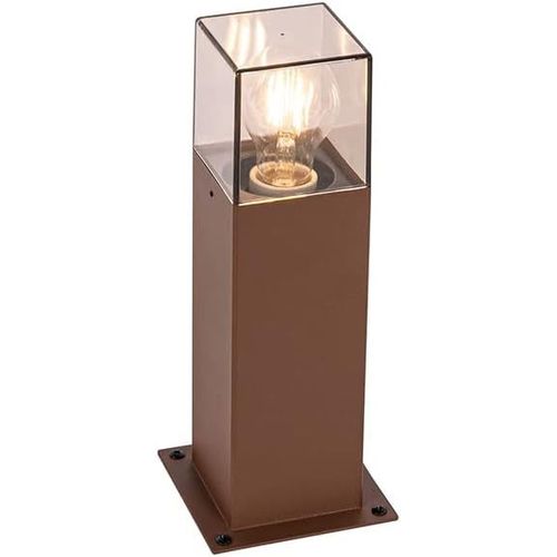Denmark - Outdoor Floor Lamp - 1 Light - L 12 Cm - Rust Brown - Rustic - Outdoor Lighting