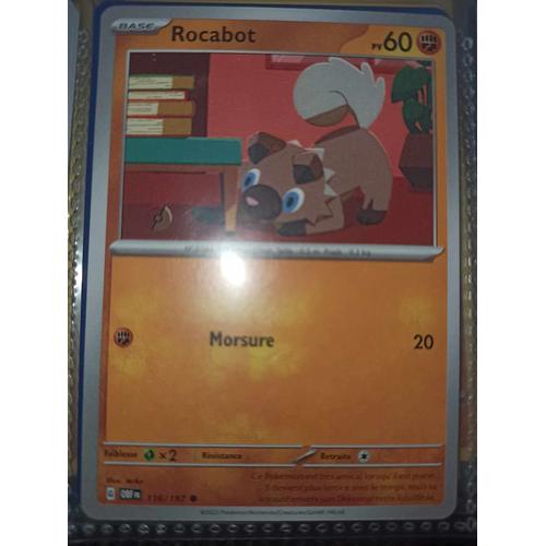 Commune - Pokemon - Flammes Obsidiennes - Rocabot 116/197