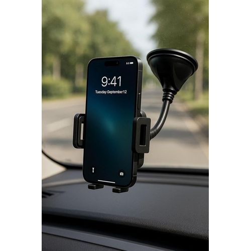 Ershi-Rheme Support De Téléphone De Voiture Amélioré Pour Pare-Brise Et Tableau De Bord ¿ Support De Téléphone Réglable Compatible[8