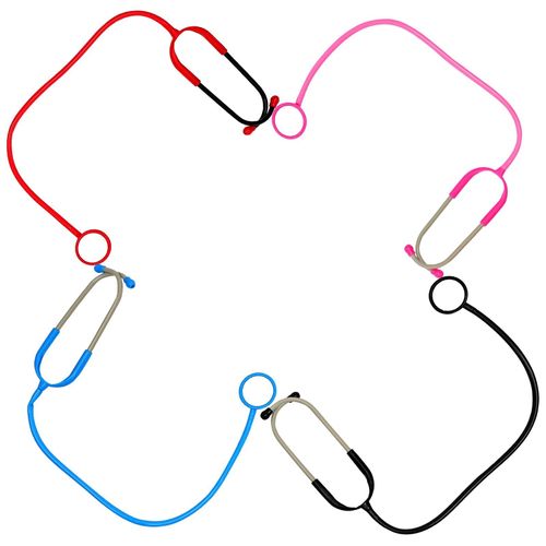 Couleur Assortie - Ensemble De Jeu De Docteur En Plastique Pour Enfants, Accessoires De Stéthoscope Pour Tout-Petits, Jouets Réalistes Pour Enfants, 4 Pièces
