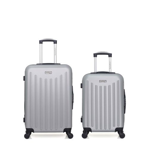 AMERICAN TRAVEL - Lot de 2 - Valise grand format et valise weekend BROOKLYN