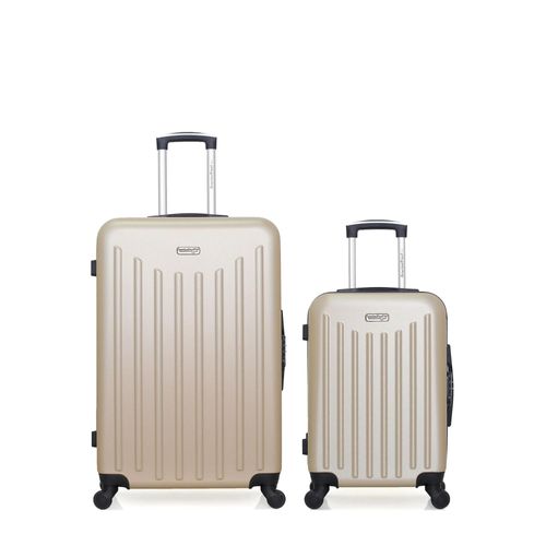 AMERICAN TRAVEL - LOT DE 2 - Valises grand format et cabine BROOKLYN