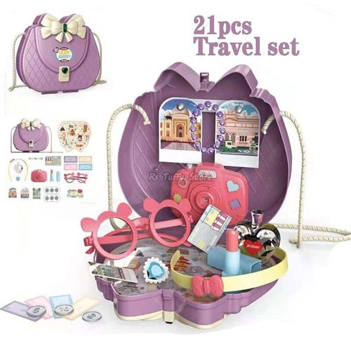 Ensemble De Voyages De 21pcs - Ensemble De Jouets De Simulation Pour Enfants, Valise Portable, Stéthoscope, Médecin, Dentiste, Outil Médical, Cosplay, Cadeau Pour Fille