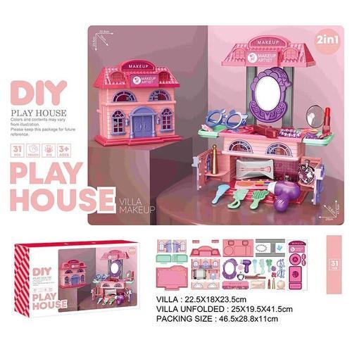 Ensemble D'outils Médicaux De Maquillage Pour Enfants, Jouets Interactifs Pour Animaux De Compagnie, Simulation De Britannique, Maison, Château, Villa, Famille, Cadeau De Jeu