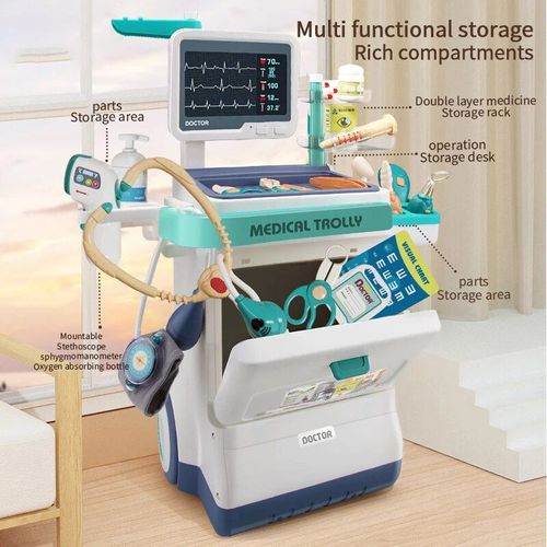 Outils De Nettoyage62 - Jeu De Simulation De Médecin Pour Enfants, Petit Outil D'injection De Clinique Médicale, Puzzle, Jeu De Rôle, Cadeau De Maison