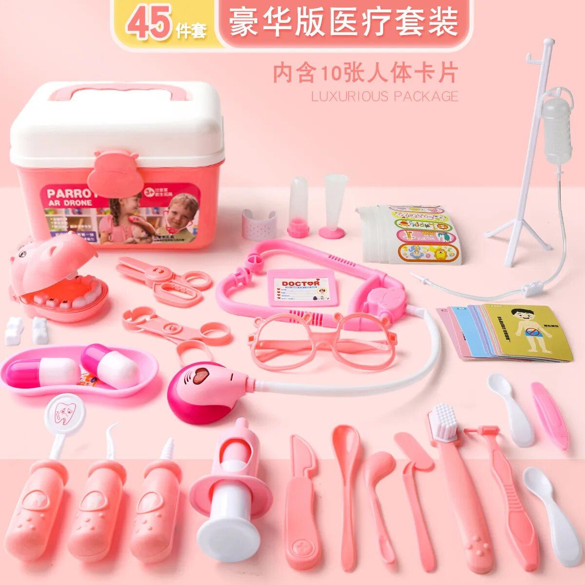Ensemble Rose De Base - Blu - Jouet De Docteur Pour Enfants,... - 2