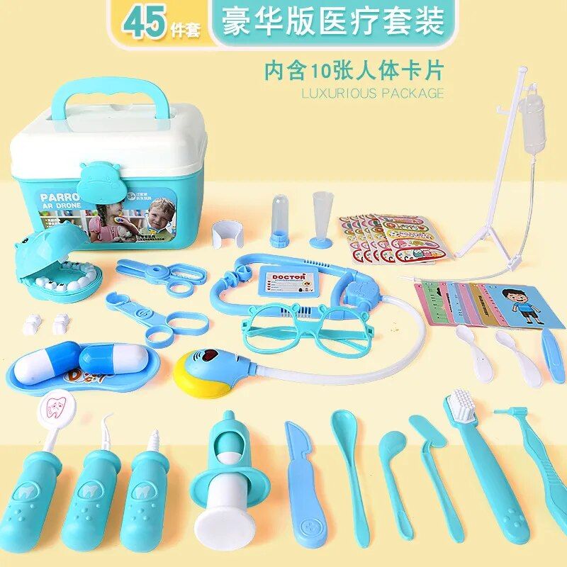 Ensemble Rose De Base - Blu - Jouet De Docteur Pour Enfants,... - 7