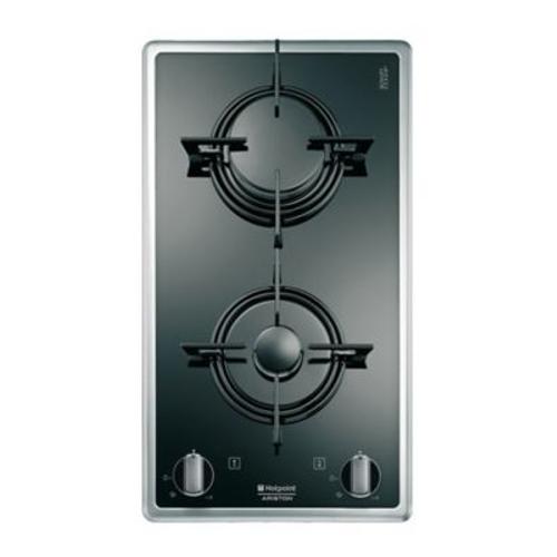 Plaques domino de cuisson 2 feux à gaz - Hotpoint DK 2VS (IX)/HA