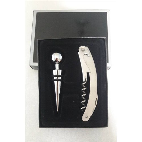 Set De Sommelier En Acier Inoxydable.