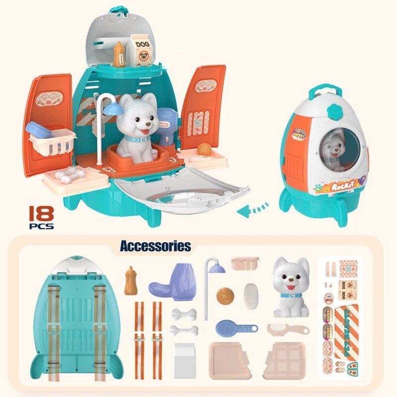 Jouets De Simulation D'alimentation Pour Enfants, Toilettage... - 6