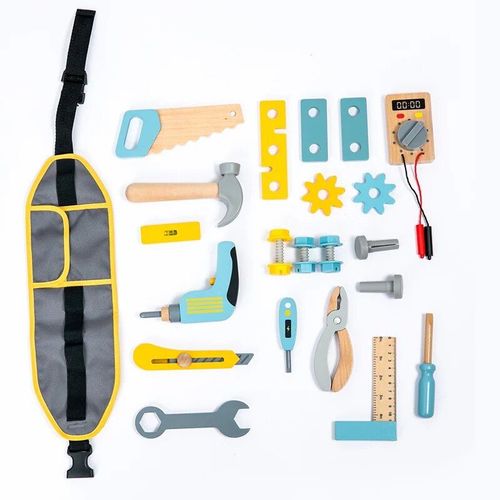 Ingénieur - Maison De Jeu En Bois, Jouets De Simulation, Table À Outils D'entretien, Petit Ingénieur Pompier Pour Enfants