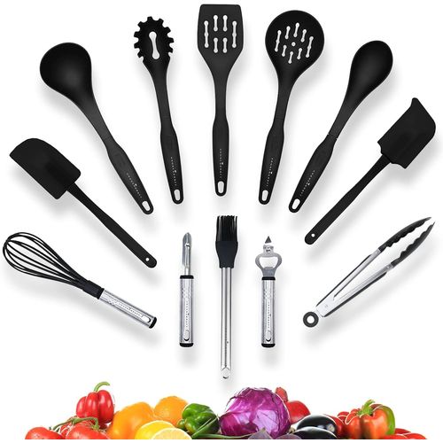 Ershi-Set D'accessoires De Cuisine De 12 Pièces , Set De Cuisson, Ensemble D'ustensiles De Cuisine - Tout Ce Dont Vous Avez Besoin[7