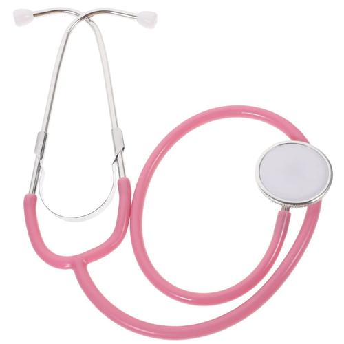 Pink12x16cm - Stéthoscope Jouet Pour Enfants, Simulation De Jeu De Soins Infirmiers, Kit De Travail Réel, Équipement De Rôle D'infirmière, Costume Virtuel