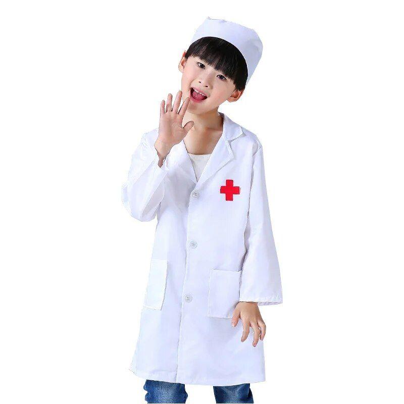 Blanc 14t - Uniformes D'infirmire Mdecin Pour Enfants, Cos... - 2