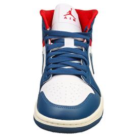 Air jordan 1 discount mid bleu rouge