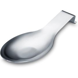 Ershi-Repose Cuillère En Argent Mat, Porte Cuillère En Acier Inoxydable Pour Cuisinière, Porte Stensiles De Cuisine Pour Louches, [2