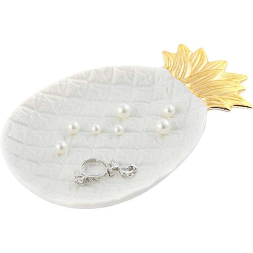 Ershi-Bijoux Titulaire Plat - Céramique Bague Titulaire Pour Bijoux - Grands Cadeaux Pour Les Femmes, Les Filles Pour Les Amoureux[1