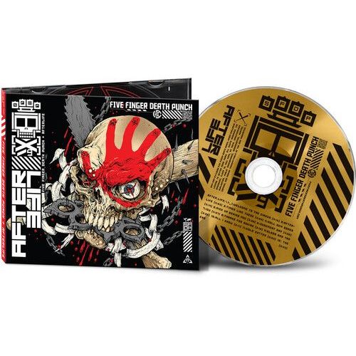 Five Finger Death Punch - Afterlife (Tour Edition) [Compact Discs] Explicit, Gold Disc, Poster
