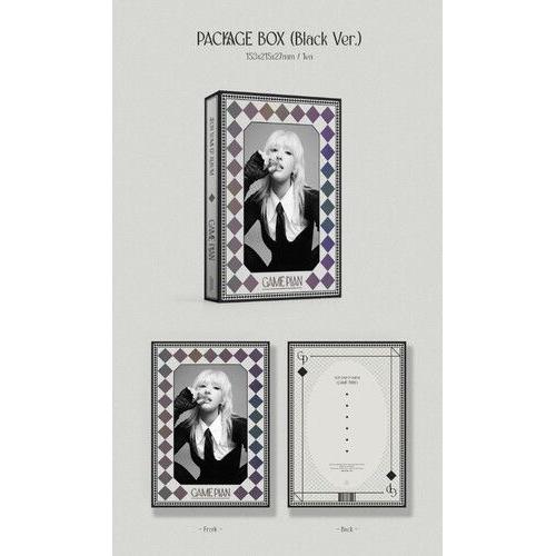 Jeon Somi - Game Plan (Black Boxset) [Compact Discs] Boxed Set, Postcard, Photos, Poster, Stickers