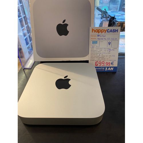 APPLE MAC MINI 2020 M1 - RAM 8 Go - SSD 512 Go
