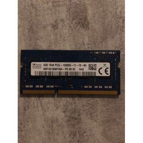 Mémoire RAM HYNIX 4 Go 1600 MHz - PC3L-12800S (DDR3-1600) HMT451S6BFR8A-PB