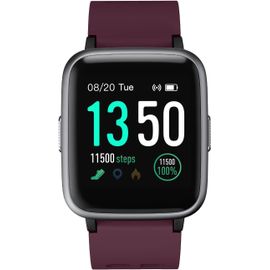 Montre Connectée Homme Femme Smartwatch Cardiofrequencemetre Ip68 Violet