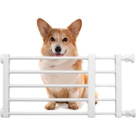 Barrière de sécurité bébé Vounot Barriere de securite porte et escalier  75-84cm blanc pour animaux